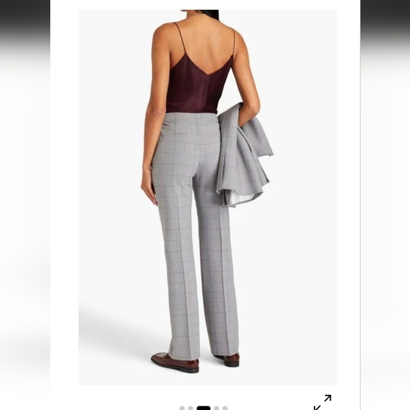 Maje Twill Wool blend trousers size 10 - Picture 3 of 7